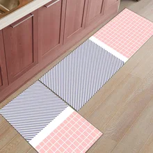 Современный геометрический Коврик на кухню из 2 предметов под домашнюю миска для воды еды аксессуары для ванной комнаты Набор грязи мусора грязи Траппер ботинок