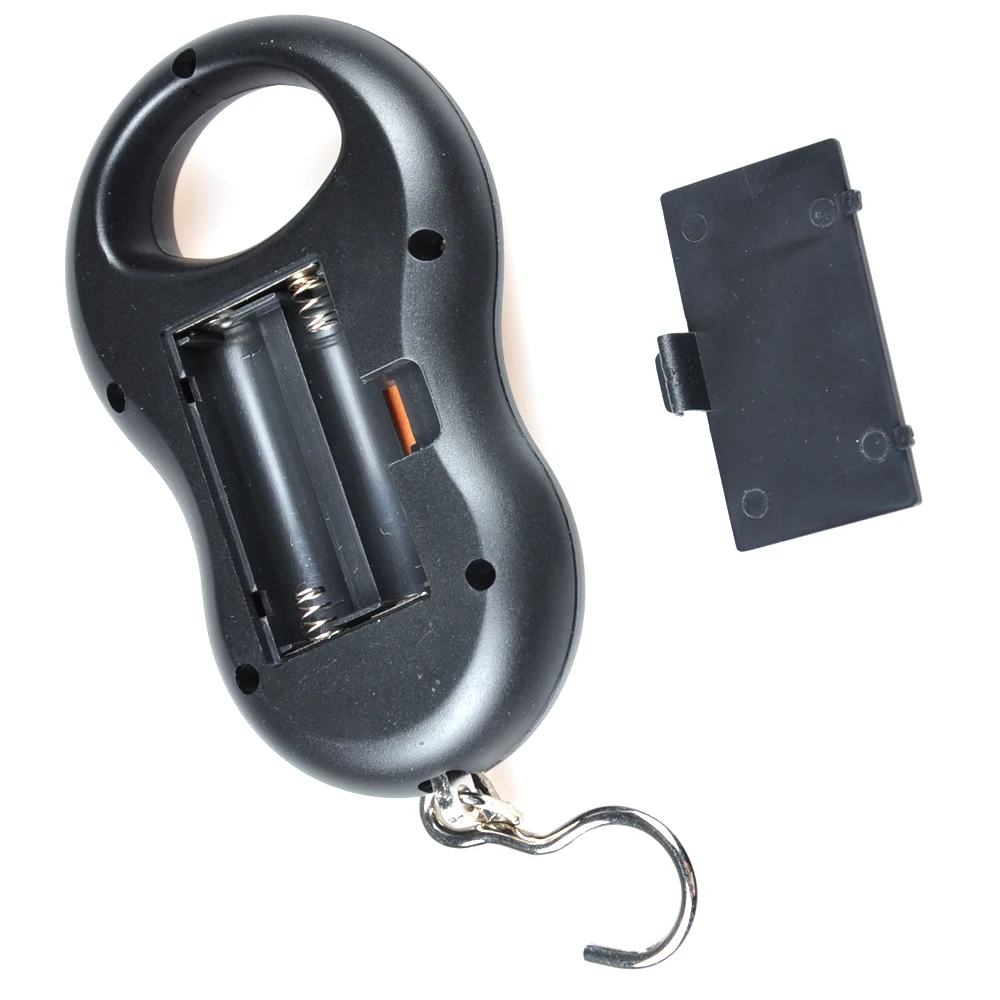 50kg/10g Mini Digital Scale for Fishing Luggage Travel Weighting Steelyard Hanging Electronic Hook Scale Fishing Tool Tackle