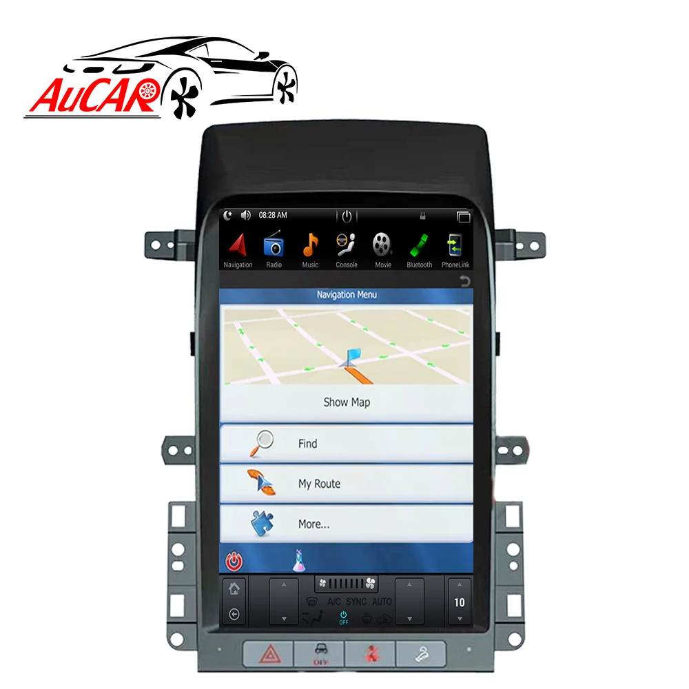 Автомагнитола в стиле Tesla Android 9 для Chevrolet Captiva 2008 2009 2010 2011 2012 мультимедиа GPS