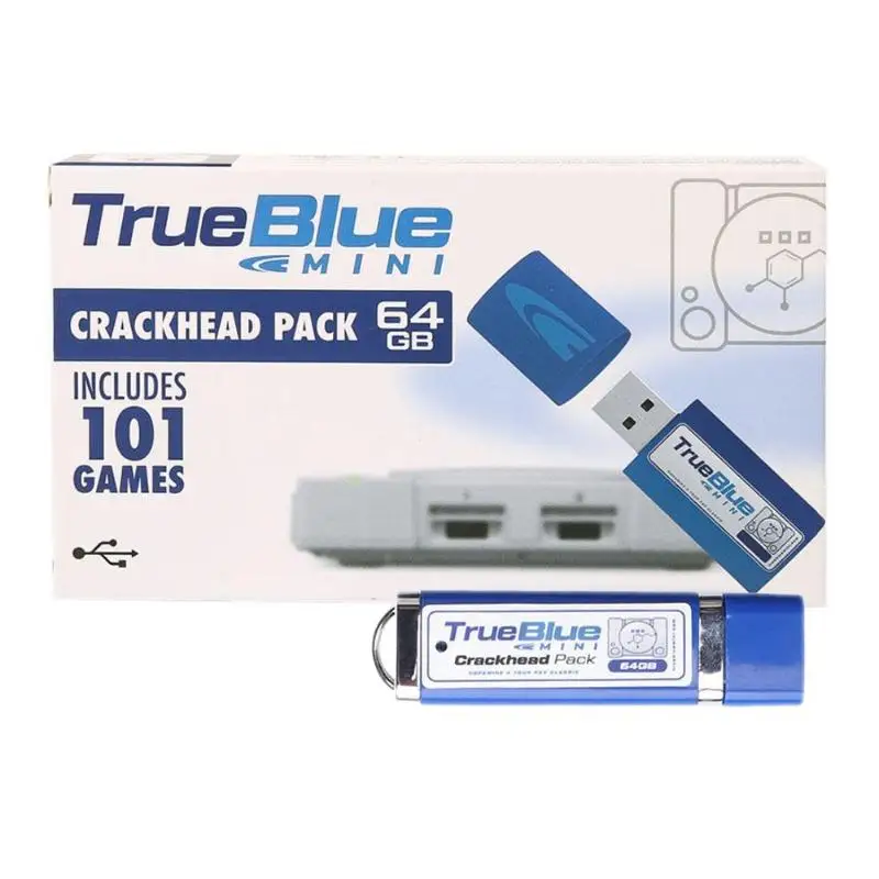 64/32GB настоящий синий мини Crackhead пакет мини-usb-концентратор для playstation классические игры Аксессуары для PS1 игровой консоли высокого качества