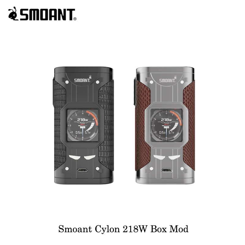 

Electronic Cigarette 218W 100% Original Smoant Cylon Box Mod Cloupor Vaporizer 18650 Battery Color Screen VW/TC Curves Mod Vape
