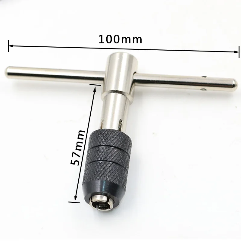 6 шт./компл. T тип машины ручные краны с винтовой резьбой расширитель M6/M7/M8/M10/M12 набор крана