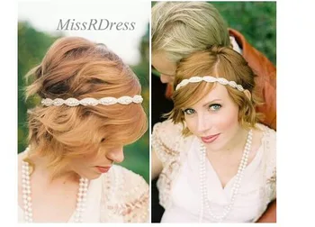 

Silver Flower Bridal Headband MissRDress Luxury Wedding Headpiece Elegant Bridal Headwear Wedding Decoration JK882