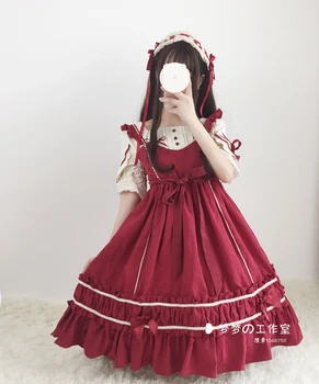 

Dress Women Ukraine 2019 New Lolita Girls Girlfriends With Soft Sister Dress Modified Humanoid Division Op With Short Sleeves