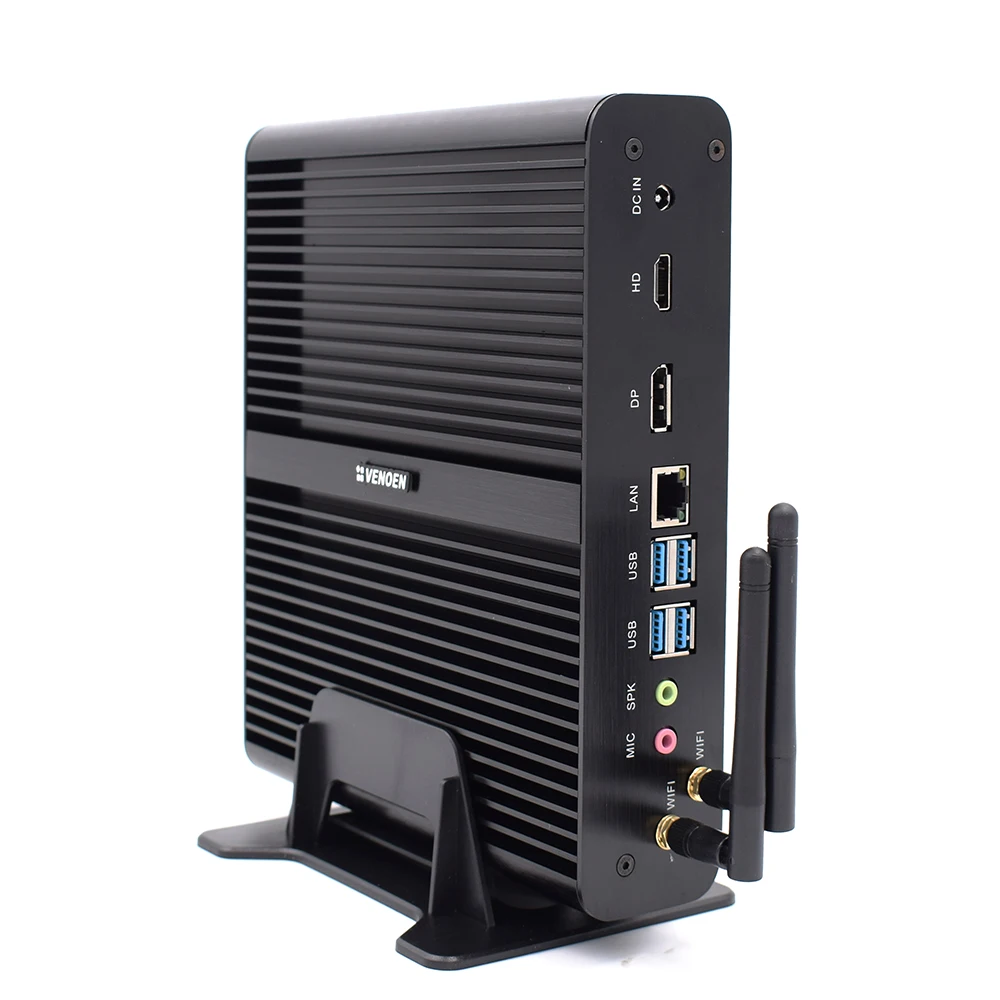 

8th Gen Fanless Mini PC Intel Core i7 8550U 4K HTPC Quad Core 8MB Cache Micro Computer win10 Linux 2*DDR4 M.2 SSD Desktop Nettop