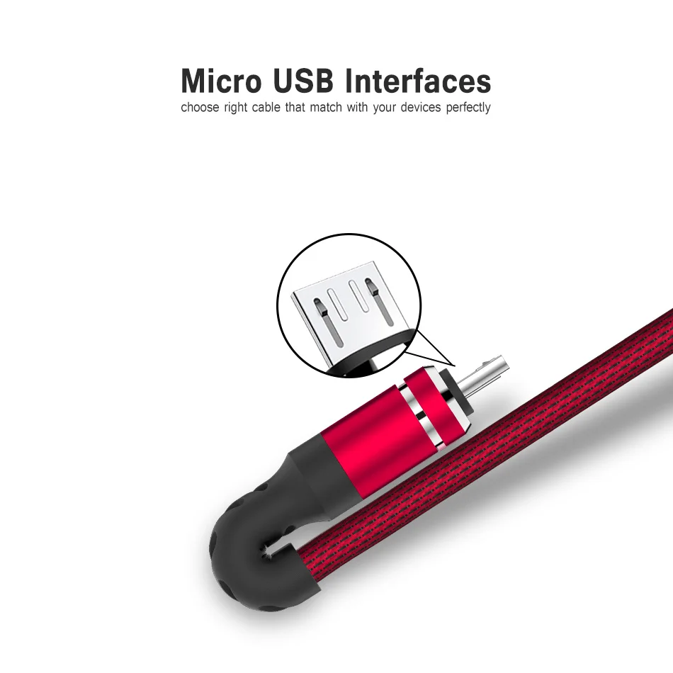 2.4A mi cro USB кабель провод для быстрой зарядки samsung S4 S5 S6 S7 1 м Android телефон
