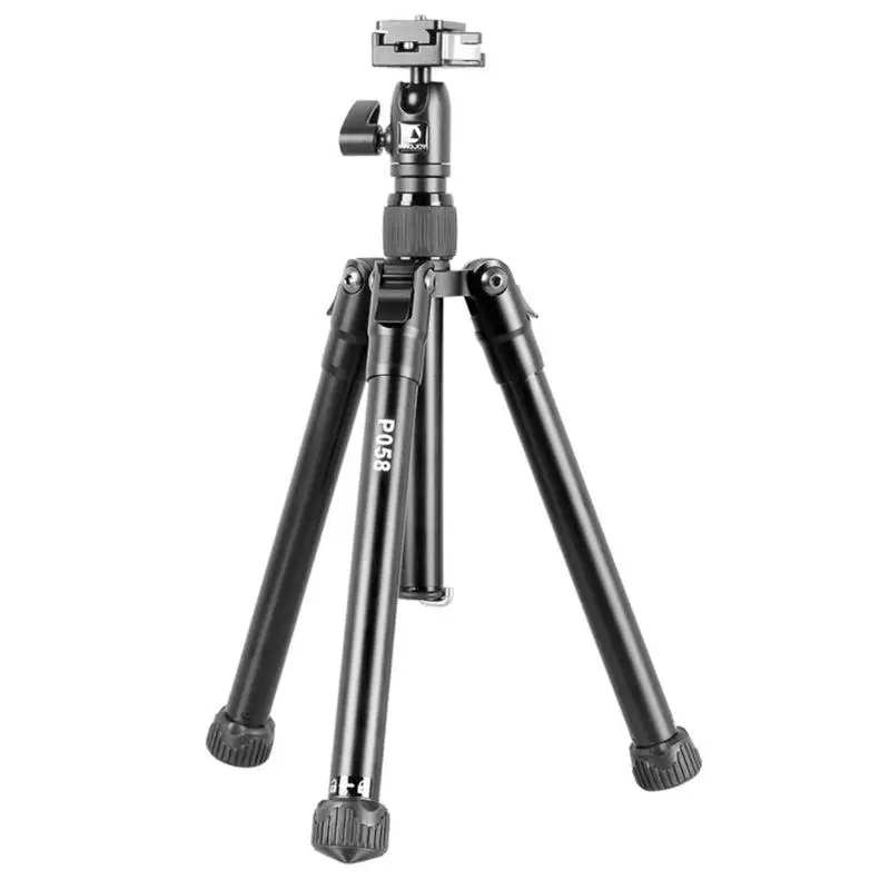 

Kingjoy P058 Aluminum Tripod Grip Stand Digital Camera Self Timer Tripod with Ball Head Eccentric Pipe Locking Holder Stand