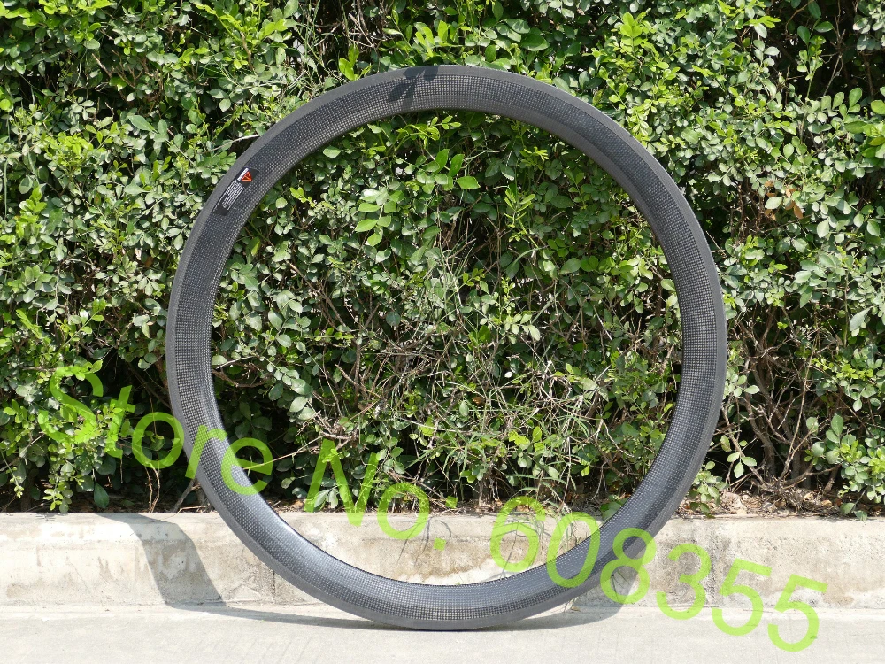 2 pcs 50mm Rim-3k UD Carbon Matt Glossy Road Bike Tubular Wheel Rim width 20.5 23 25mm