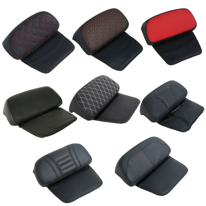 

Motorcycle Razor Chopped Tour Pack Backrest Pad For Harley Road King Glide 14-18 15