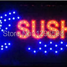 CHENXI Горячая 10X19 дюймов крытый ультра яркий мигающий светодиодный Суши дисплей знак