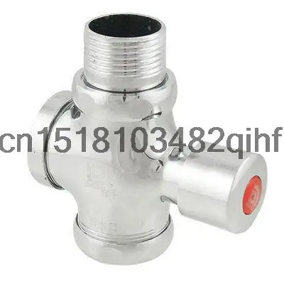 1.2" Наружная Резьба Серебряный Тон Твердой Латуни Туалет Промывочный Клапан