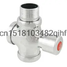 1.2" Наружная Резьба Серебряный Тон Твердой Латуни Туалет Промывочный Клапан