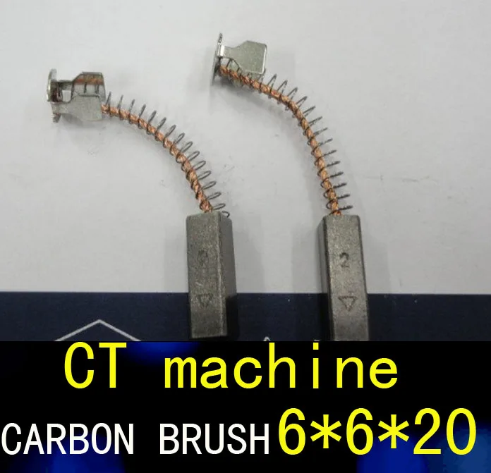 

6*6*20MM CT machine 70% silver carbon brushes motor carbon brush power carbon brush
