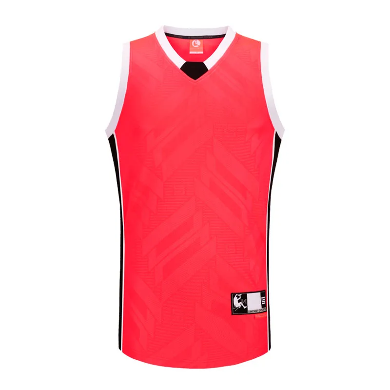 SANHENG Мужская баскетбольная Джерси для соревнований быстросохнущие Топы дышащая спортивная одежда баскетбольные майки на заказ 313A