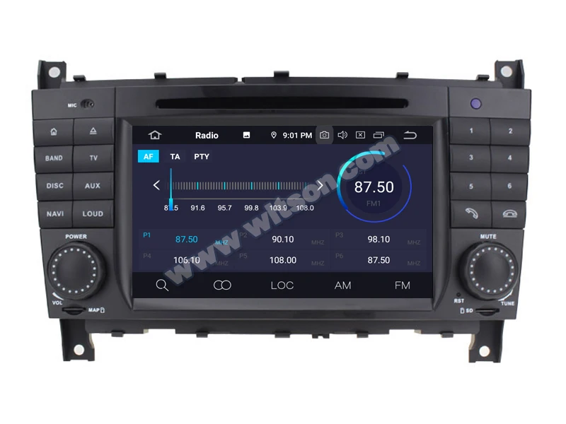 Sale WITSON Android 9.0 CAR DVD GPS RADIO for MERCEDES-BENZ C-Class W203(2004-2007)/CLK W209 audio system with gps car audio gps dvd 11
