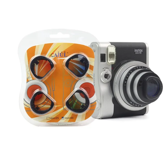 Special Offers 4pcs per Set Gradient Color Fujifilm Instax Mini 90 Instant Camera Colorful Filters Magic Close Up Lens Camera Special Offers 4pcs per Set Gradient Color Fujifilm Instax Mini 90 Instant Camera Colorful Filters Magic Close Up Lens Camera