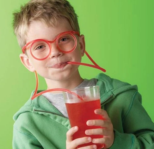 drinking glasses with straw