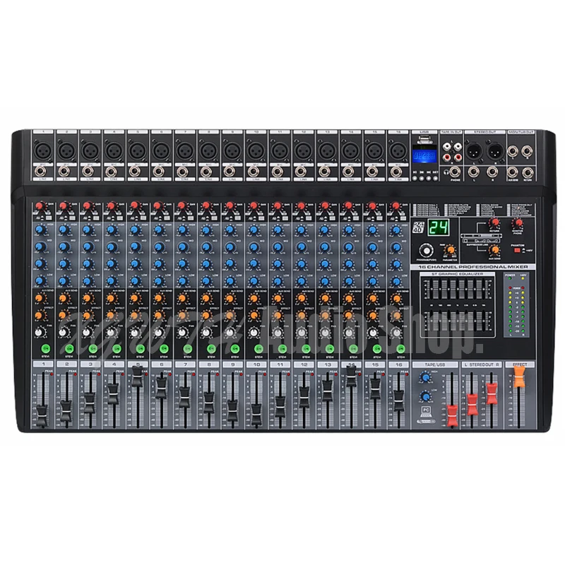 Vocal Mixer 16 Channel With Bluetooth Mixer Built