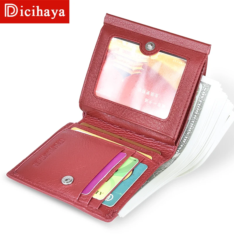 Price Women Wallets Small Fashion Brand Real Leather Purse Ladies Card Bag For Women 2019 Clutch Women Female Purse Money Clip Wallet