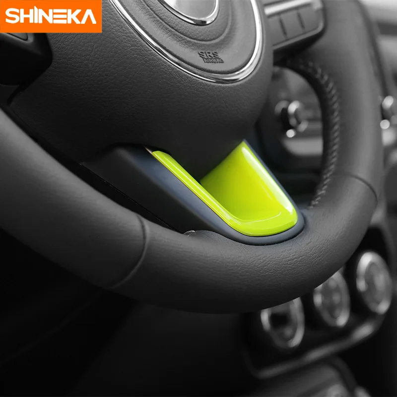 Автомобильный Стайлинг SHINEKA декоративная накладка на руль ABS для Jeep Renegade 2015 +