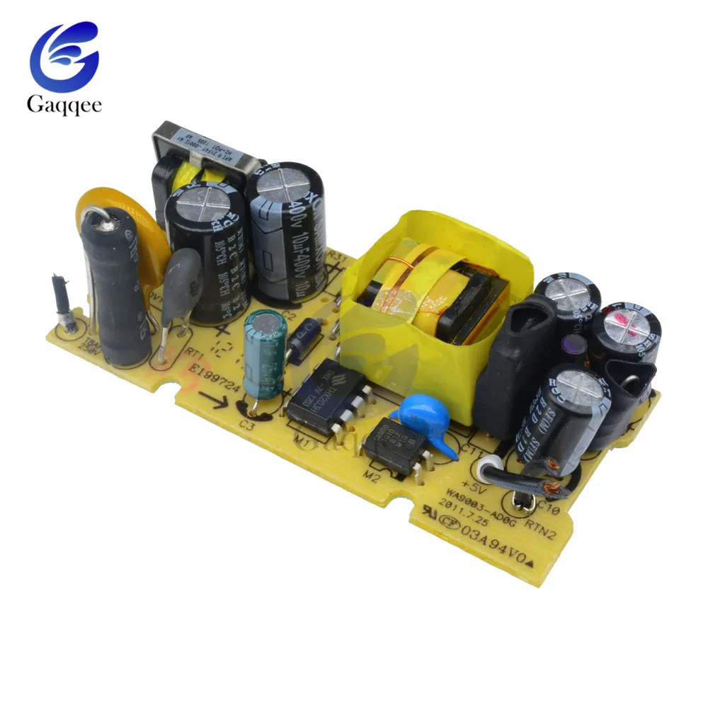 AC DC 100V 240V to 5V 2A mA Импульсный блок питания переключатель защиты от перенапряжения и