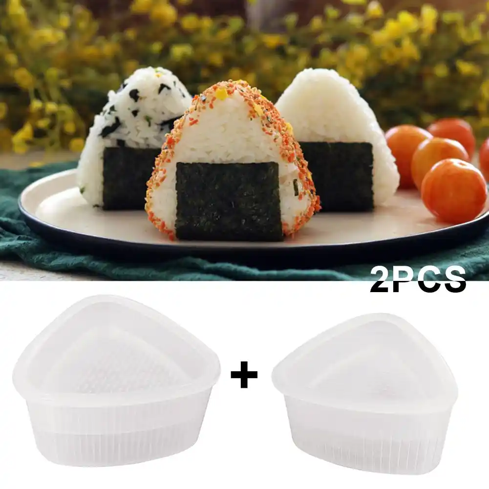 Triangle Sushi Mold Food Grade Plastic Non Toxic DIY Rice Ball Making Moulds