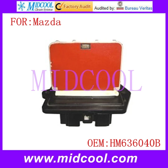 

New Blower Motor Resistor use OE NO. HM636040B for Mazda 323 323F 626