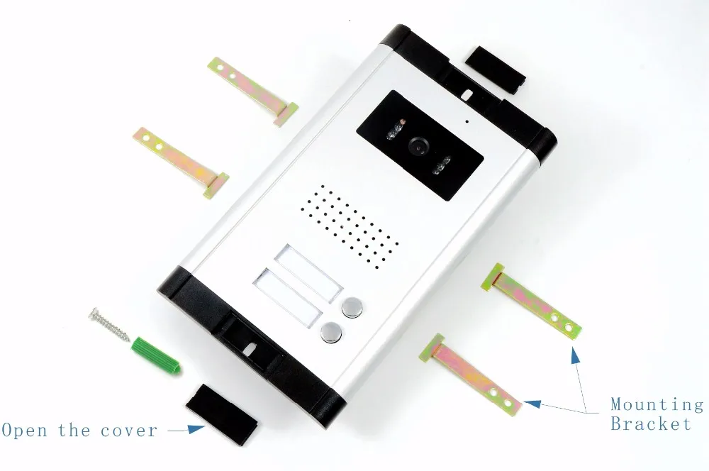 Perfect 4.3 Inch 1V10 Indoor  Monitor Wired Intercom Video Door Phone 3