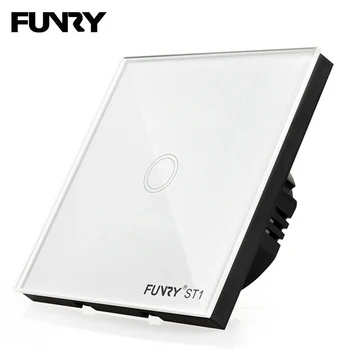 

1/2/3 Gang 1 Way Touch Switch Crystal Glass Panel LED Light Smart Touch Screen Switch EU UK 220V Lamp Touch Sensor Wall Switch