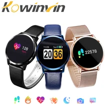Kowinvin Pedometer Smart Watch Men Women Heart Rate Blood Pressure Oxygen Monitor OLED Screen Bluetooth Sport Wearable Devices