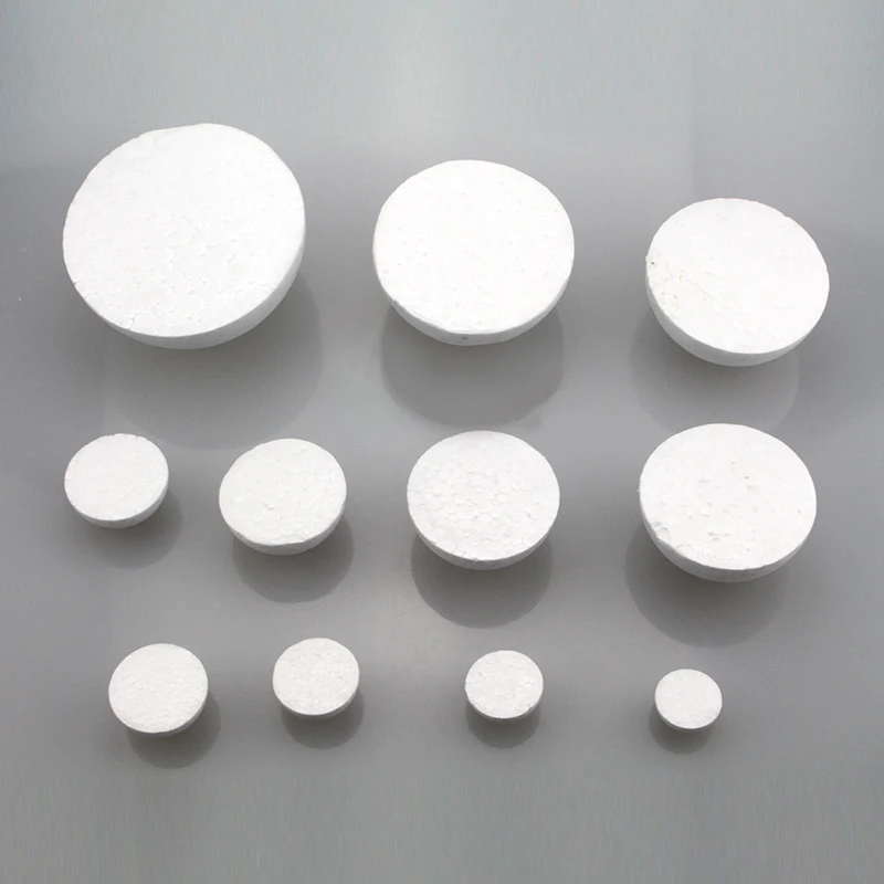 40cm in diameter white Half Round Solid Polystyrene Styrofoam Foam Ball for children kids DIY handmade 2