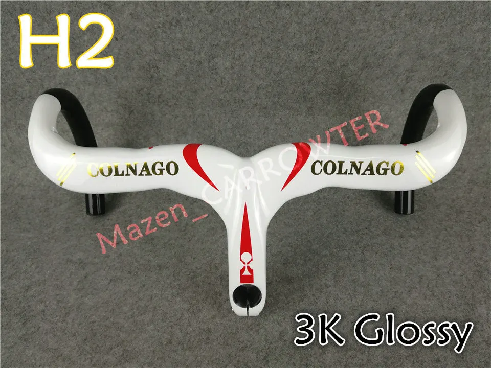 9 видов цветов дорожный велосипед Colnago C60 концепция C64 руль из углеродного волокна, с 400/420/440 мм* 90/100/110/120 мм Труба из углеродистого волокна 3 K/UD глянцевая/матовая на выбор - Цвет: H2