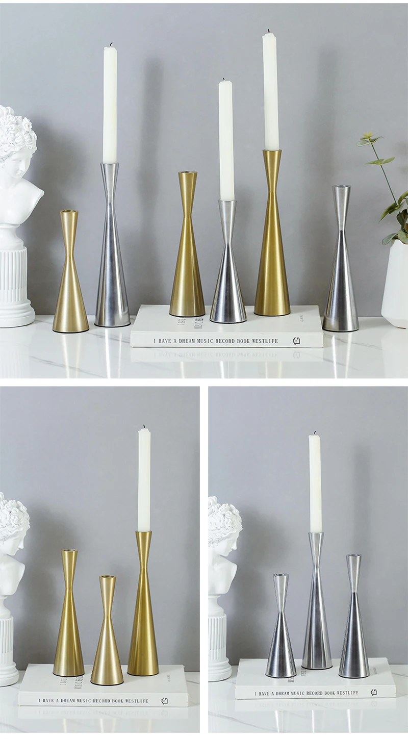 lantern metal candle holder gold wedding stands for flowers wedding centerpieces for tables (8)