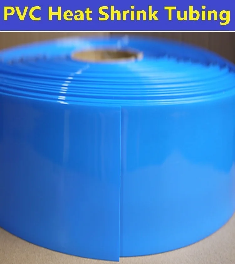 Blue PVC Heat Shrink Tubing 105mm ~ 228mm lot