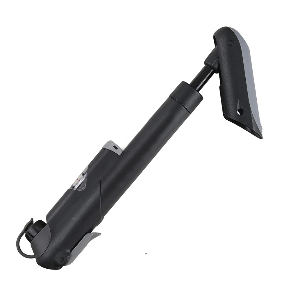 

With Gauge Black Portable Mini Tire Inflator Bicycle Pump Accessories Universal T Handle Cycling Durable ABS Convenient