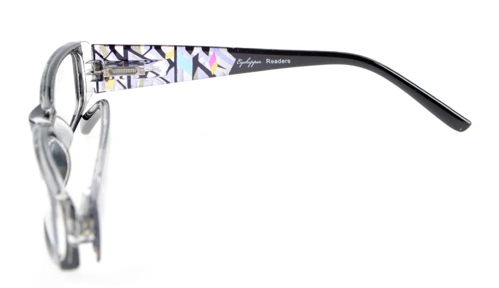 R006D окуляр 5-Pack стильный LookCrystal Aeropittura руки пружинные петли женские очки для чтения+ 0,50-+ 4,00