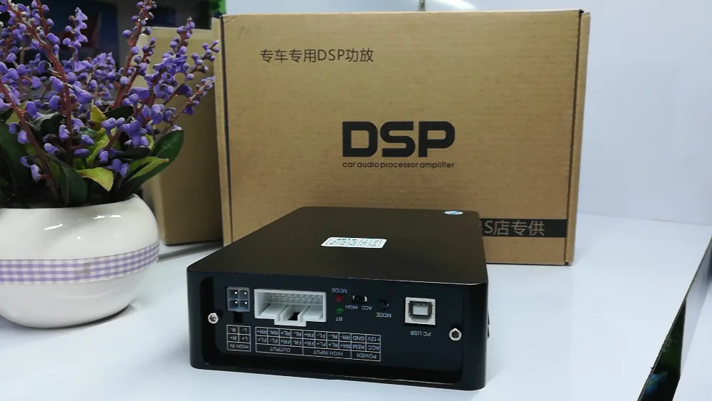 Автомобильный цифровой звуковой процессор аудио DSP с 31 полосным выравниванием 4