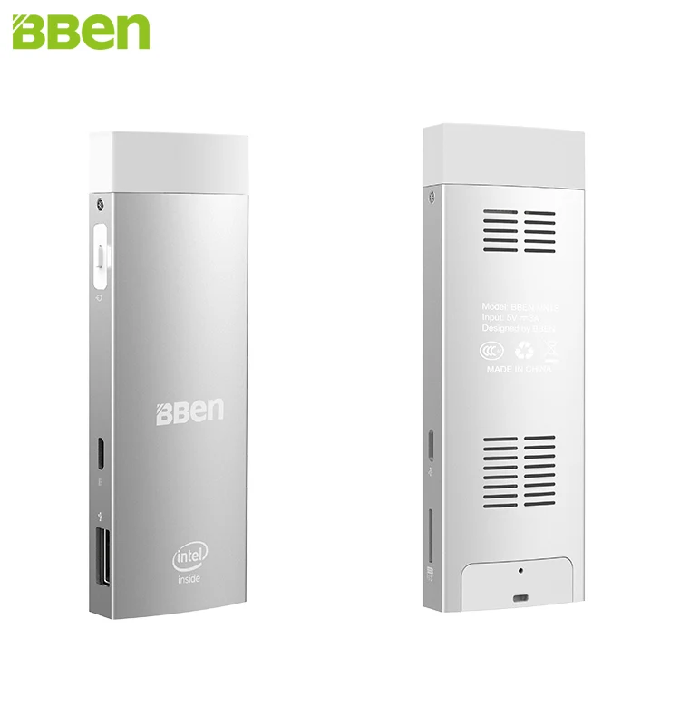 BBen Mini PC Windows 10 & Android Mini PC Dual OS CPU Z8350 2G32GB Quad Core Intel Compute Stick BT4.0 HDMI PC Stick Computer