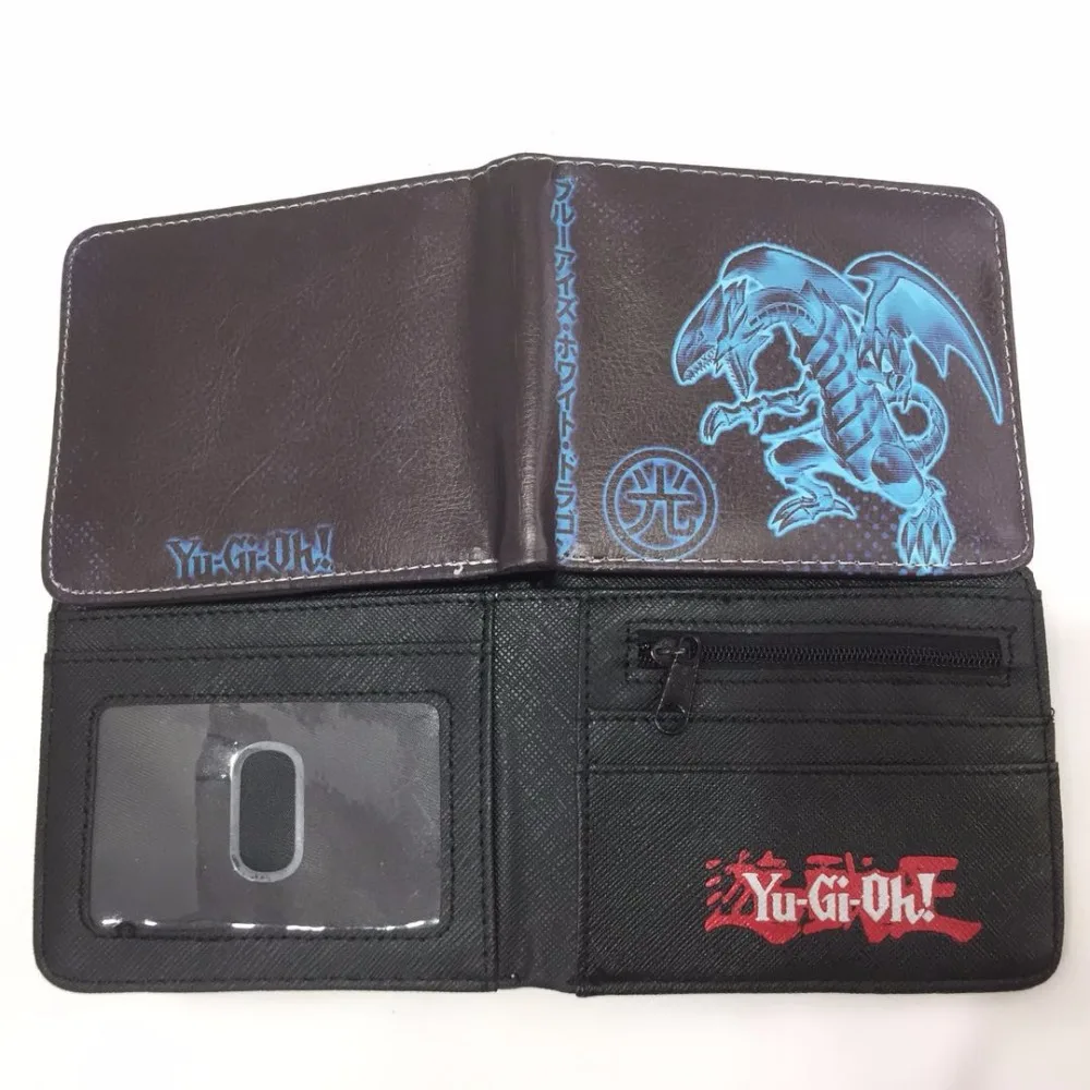 Кошелек Yu Gi Oh Дуэль монстров с логотипом двойной складной кошелек для мальчиков и