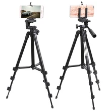 ALLOET Professional Adjustable Camera Tripod Stand Phone Holder For iPhone For Samsung Smart Phone With Cloth