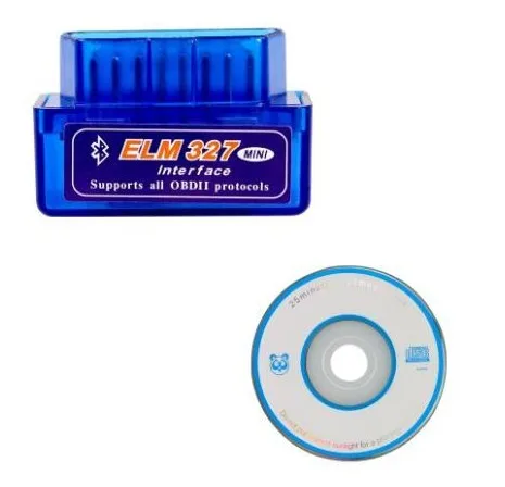 OBD2 ELM327 V1.5 Bluetooth ELM 327 OBD код читателя чип PIC18F25K80 работает с Android/IOS/Windows 12V автомобиля - Цвет: A