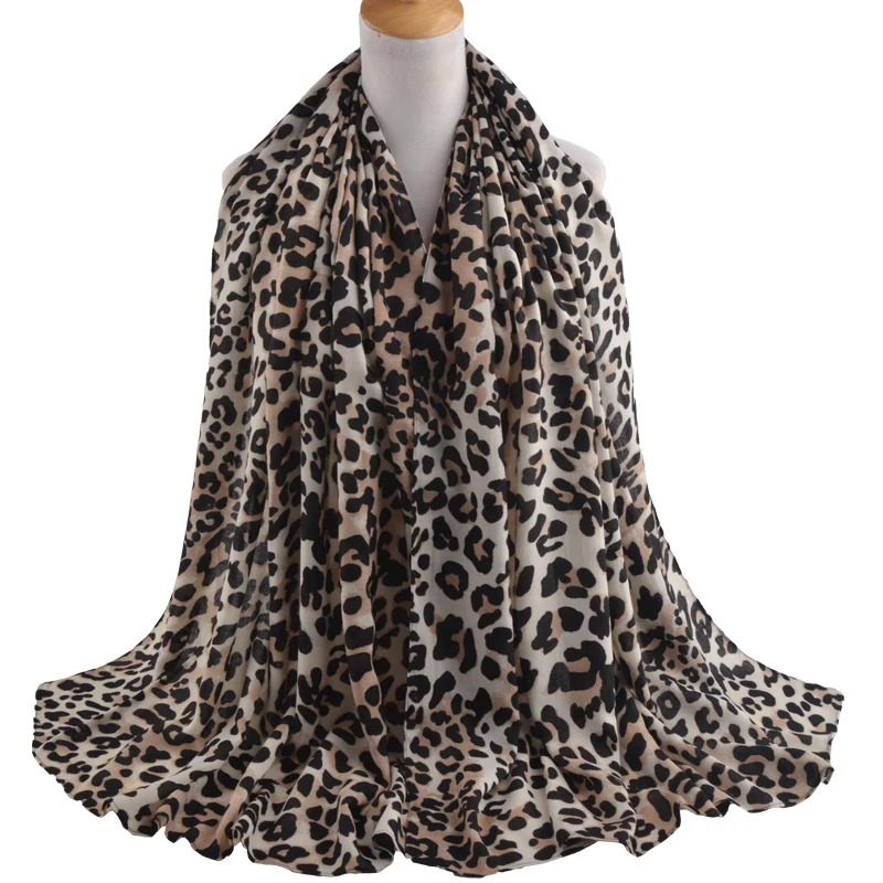 Европейский и американский популярный Леопардовый шарф, мусульманский хиджаб, Универсальный женский Мягкий шарф, теплые шарфы из пашмины, зимние Утепленные шали, накидка