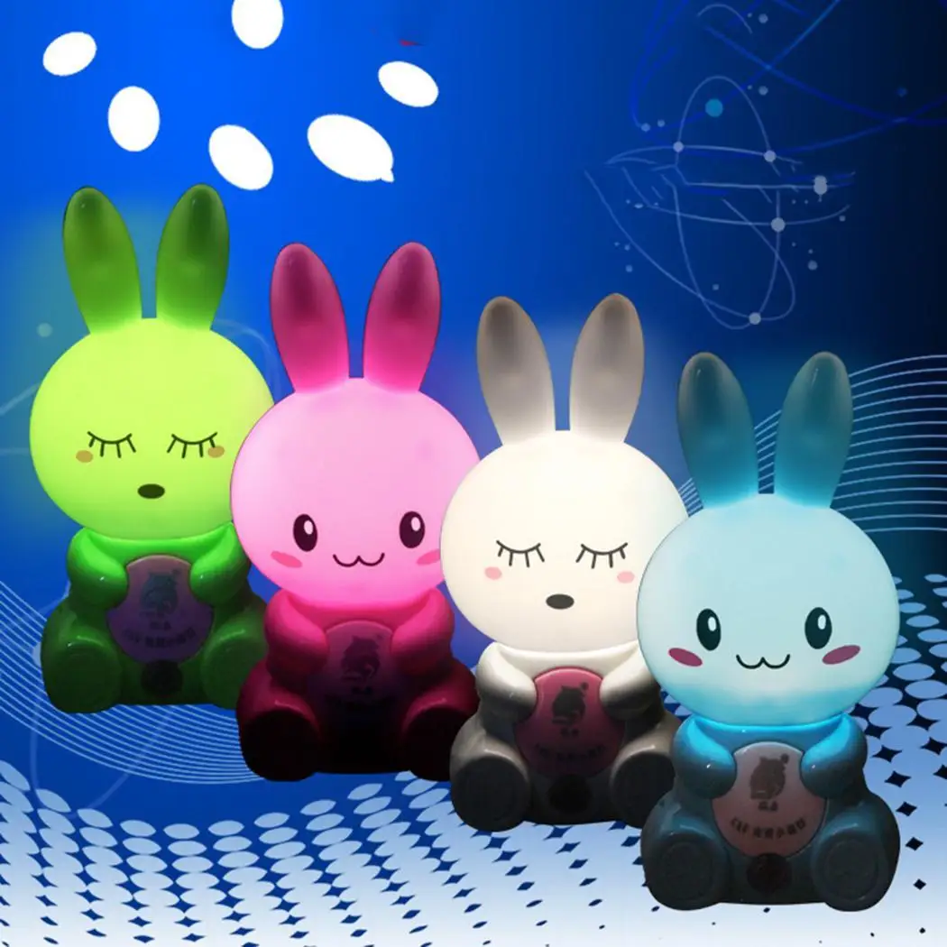 

Cartoon Rabbit Light Control LED Light light Intelligent 1 (W) Energy Saving Bedroom, Desk, etc. Night Lamp 1