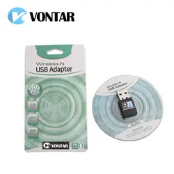 20 шт. VONTAR 300 Мбит/с Wi Fi Адаптер 2,4 г USB Mini приемник Dongle 802.11b/n/G Ethernet сетевой карты для компьютера Desktop