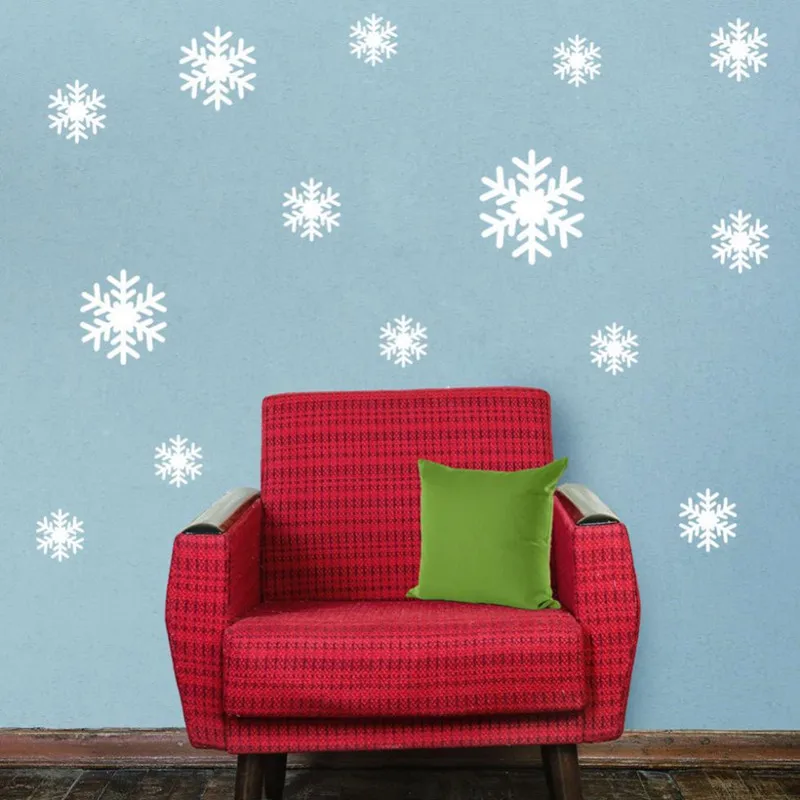 Flocons-De-Neige-de-no-l-blanc-Autocollant-Fen-tres-En-Verre-cabinet-Mur-autocollants-Nouvel