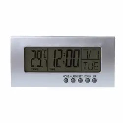 Цифровой Повтор ЖК-дисплей время будильника Календари термометр Температура Настольных Новый Инструменты