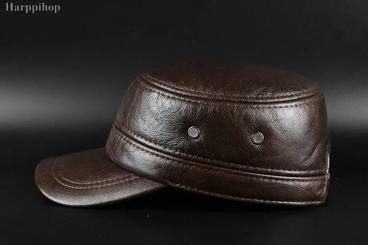 leather kepi