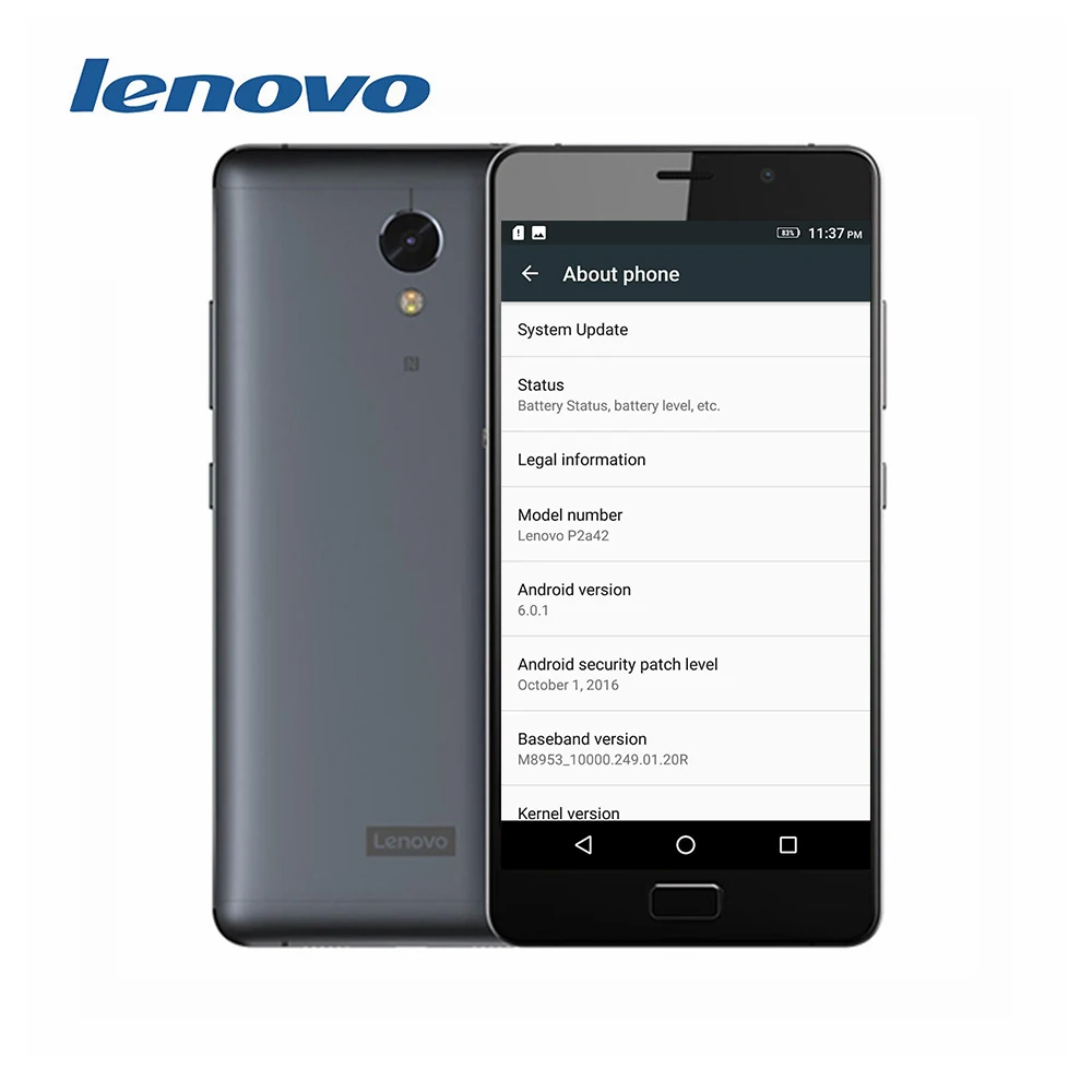 bilder für Original Lenovo Vibe P2 C72 Globale firmware 5,5 "FHD Snapdragon 625 Android 6.0 4G LTE smartphone 4 GB RAM 64 GB ROM 13MP NFC OTA bilder für Original Lenovo Vibe P2 C72 Globale firmware 5,5 "FHD Snapdragon 625 Android 6.0 4G LTE smartphone 4 GB RAM 64 GB ROM 13MP NFC OTA