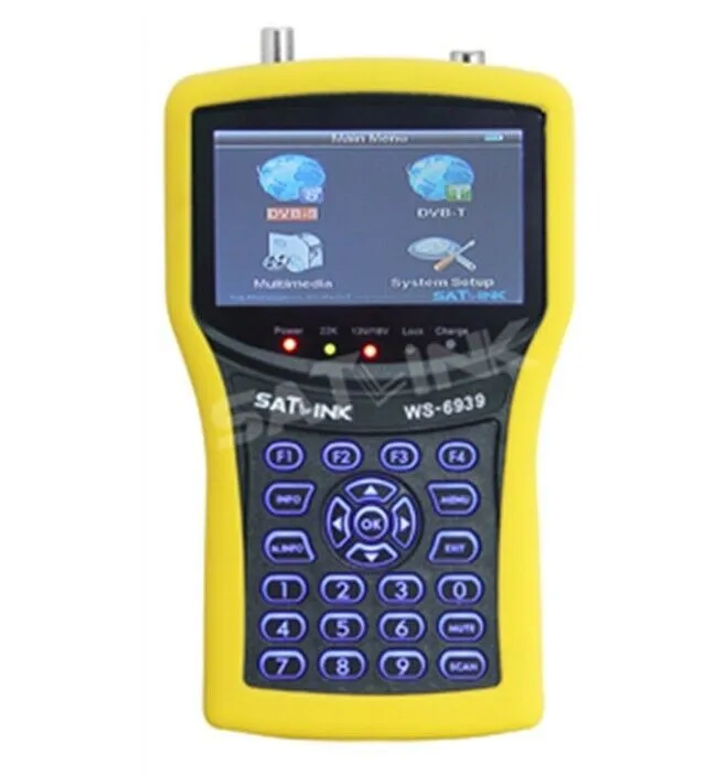 Original SATLINK WS 6939 Digital Satellite Finder DVB S DVB T COMBO