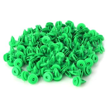 

100Pcs Car Door Panel Trim Clips Fasteners 8mm Dia Hole Fender Bumper Retainer Plastic Rivet For Chrysler WJ Jeep Grand Cherokee
